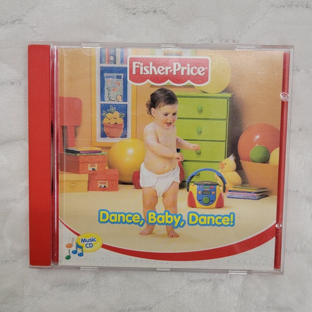 Fisher-Price Dance Baby Dance CD 2002 Instrumental Kids Nursery Rhymes 24-Bit